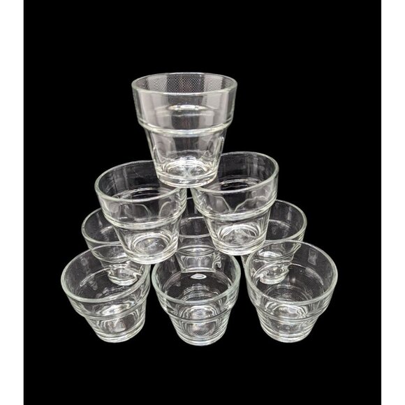 Vintage Libbey Shot Glasses Barware Set Of 9  juice 2.5 inch - Picture 1 of 8